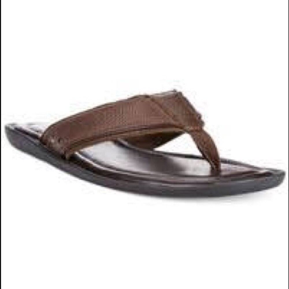 Guess Flip Flop Thong Sandals Brown Size 9W